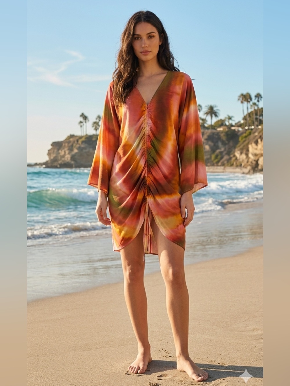 MISA LOS ANGELES/ Golshifteh Dress in Jaipur Ombre - Sz XS/S